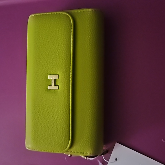 H by Halston Handbags - Halston lime green wallet